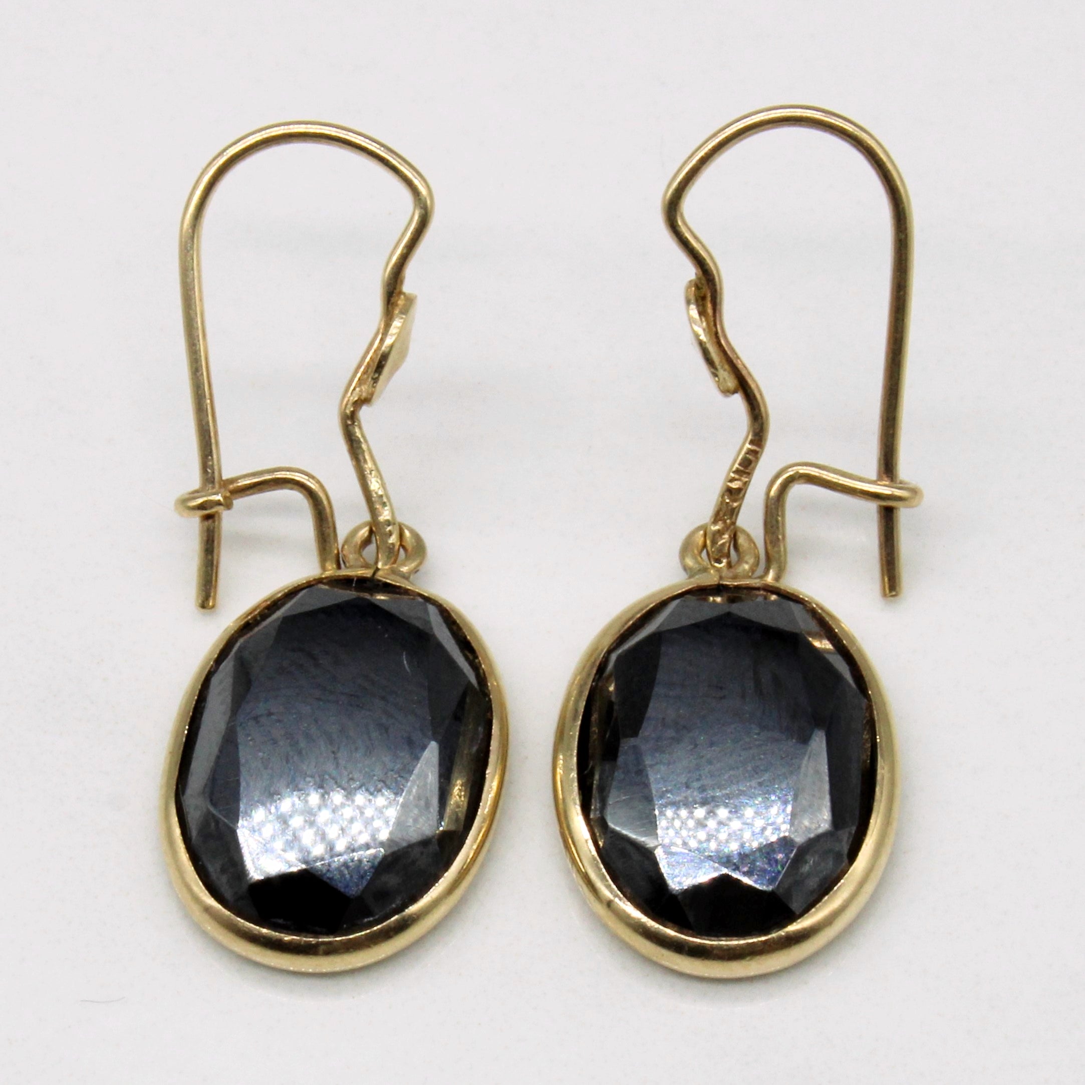 Hematite Drop Earrings | 6.00ctw |