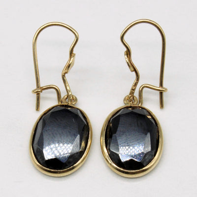 Hematite Drop Earrings | 6.00ctw |