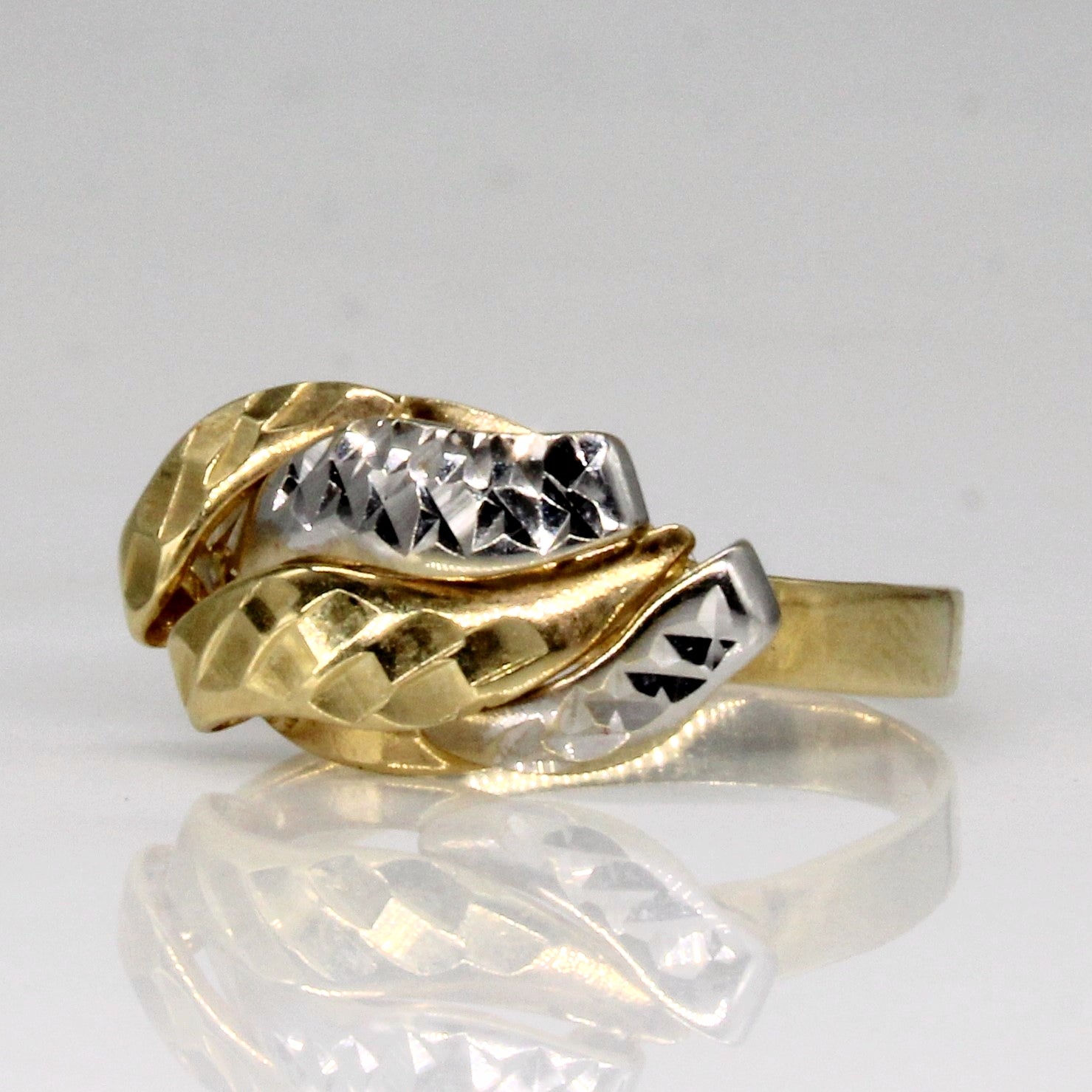 14k Two Tone Gold Ring | SZ 6 |