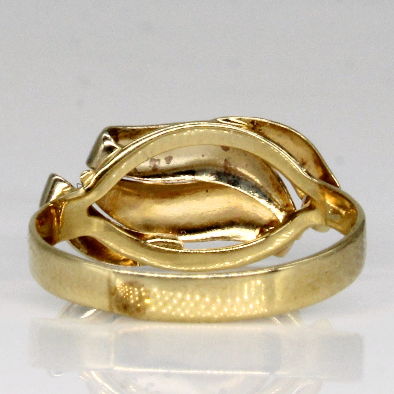 14k Two Tone Gold Ring | SZ 6 |