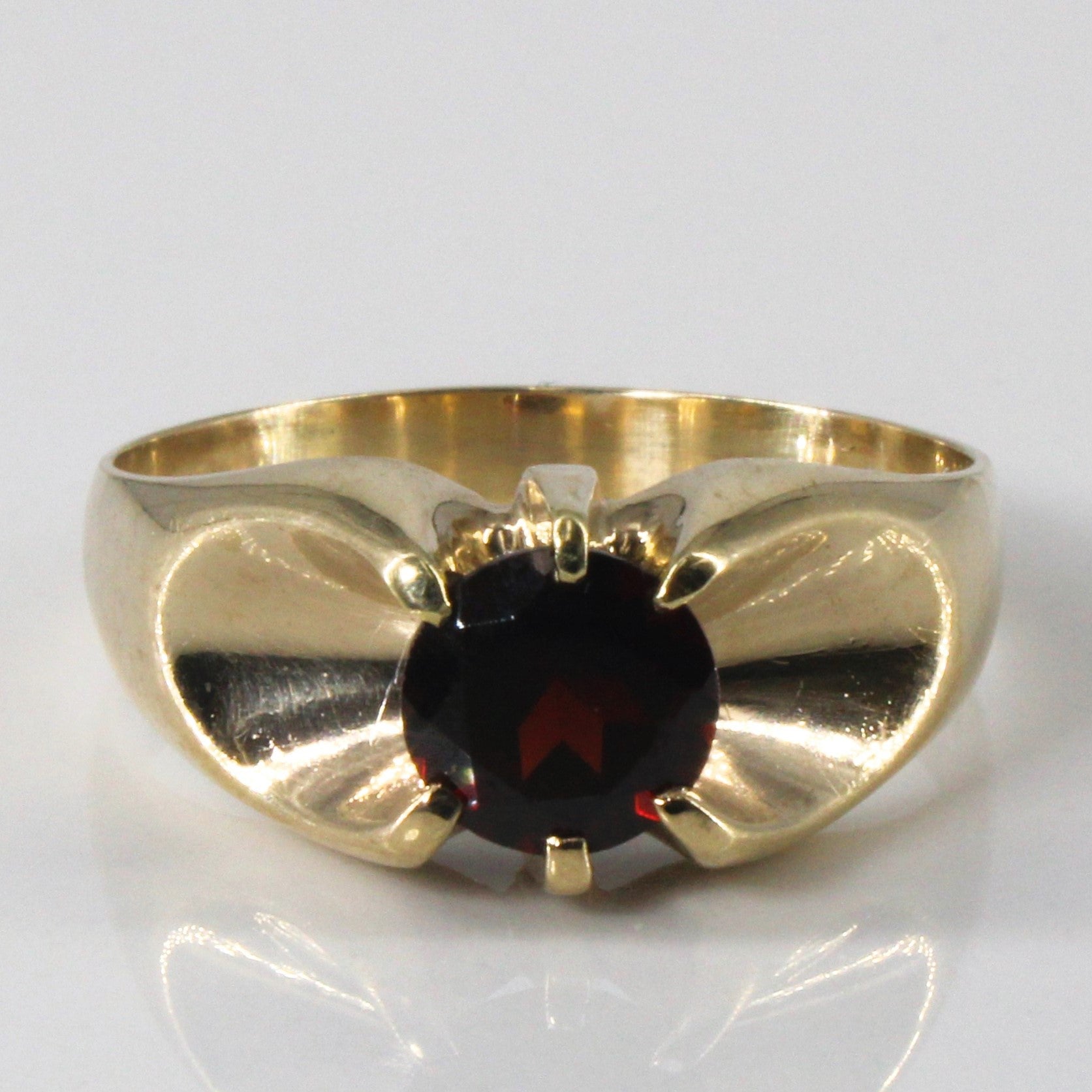Solitaire Garnet Ring | 1.60ct | SZ 11.5 |