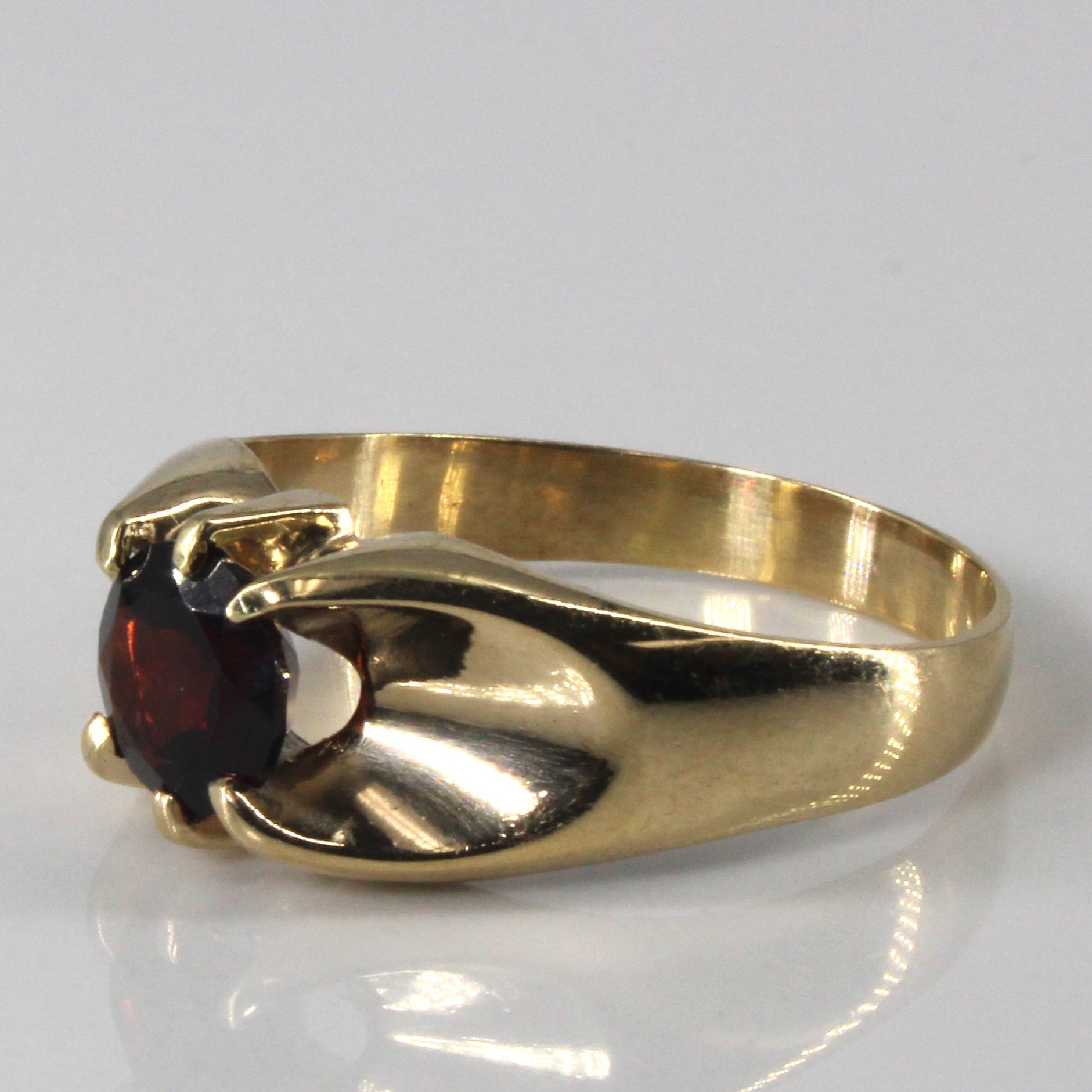 Solitaire Garnet Ring | 1.60ct | SZ 11.5 |