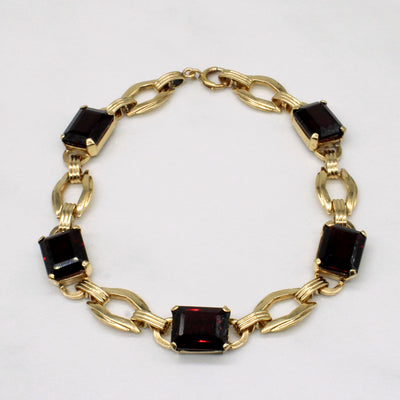 Garnet Bracelet | 19.00ctw | 7.5