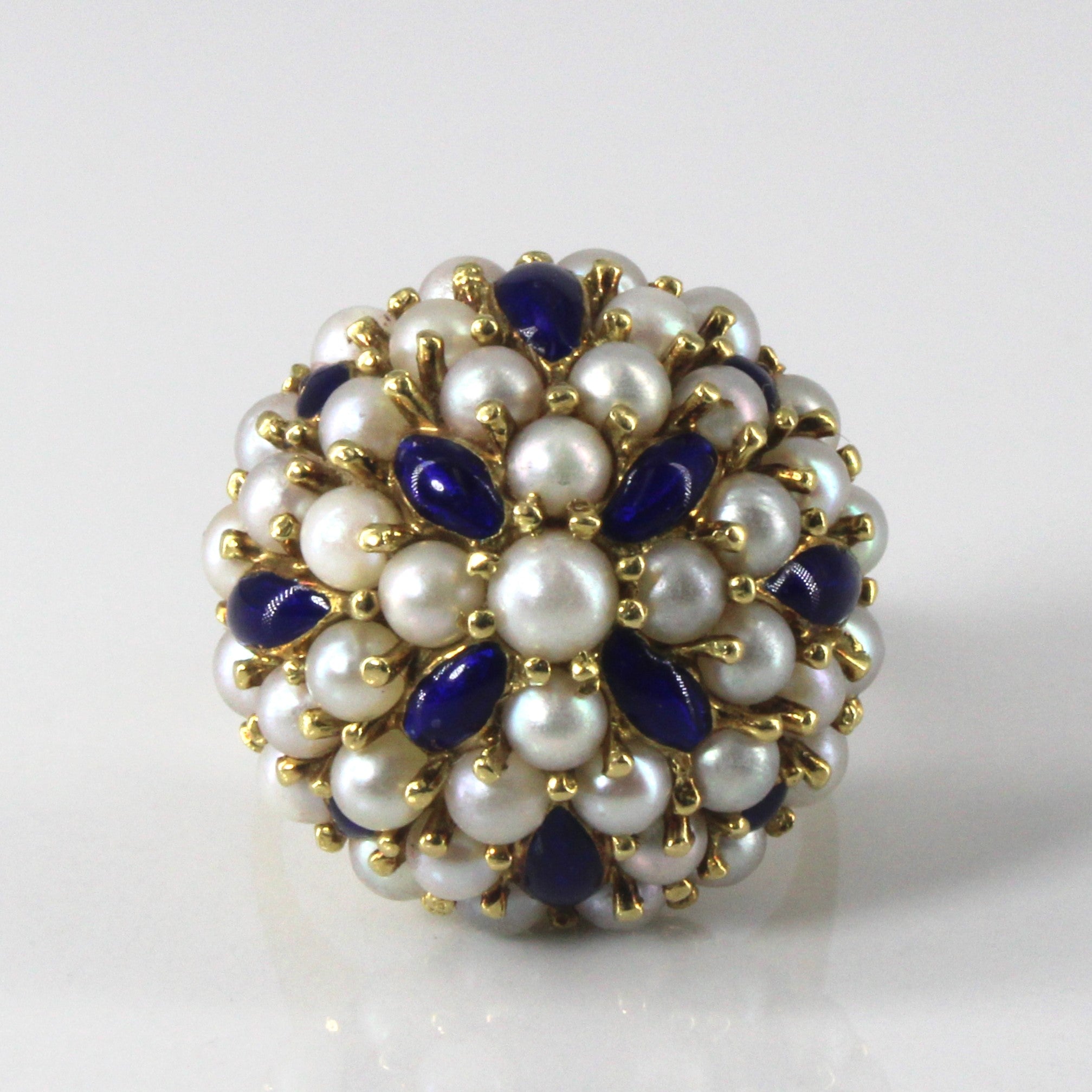 Cluster Pearls Dome Ring | SZ 4.25 | – 100 Ways