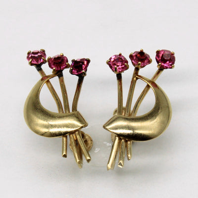 Vintage Paste Glass Earrings | 1.00ctw |