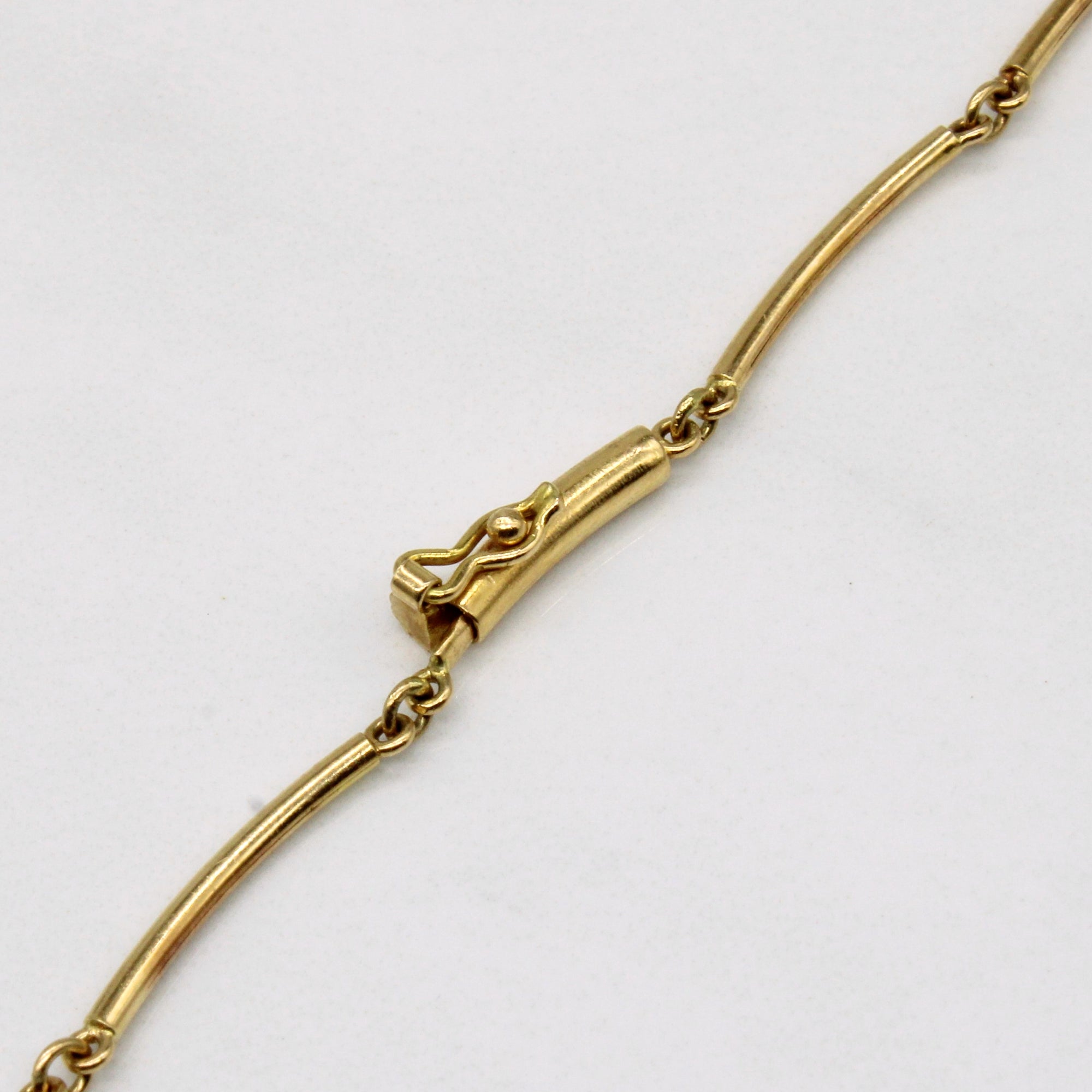 Diamond & Sapphire Pendant Necklace | 0.70ctw, 0.65ctw | 14