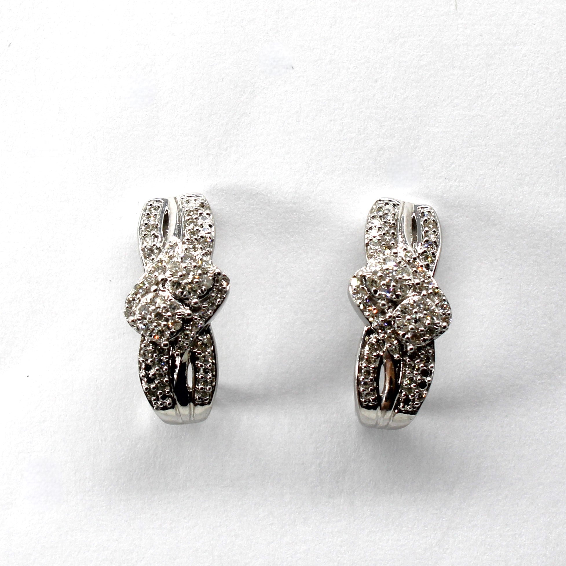 Cluster Diamond Earrings | 0.35ctw |