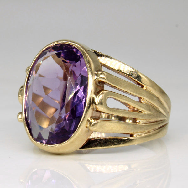 Amethyst Cocktail Ring | 5.80ct | SZ 9.25 |