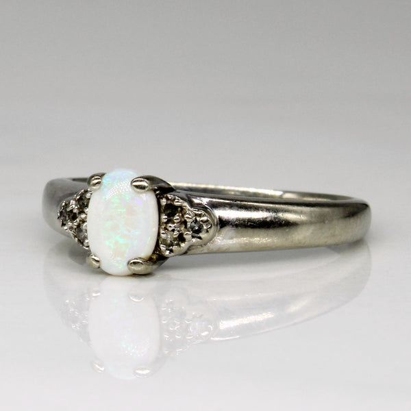 Opal & Diamond Ring | 0.25ct, 0.03ctw | SZ 5.75 |