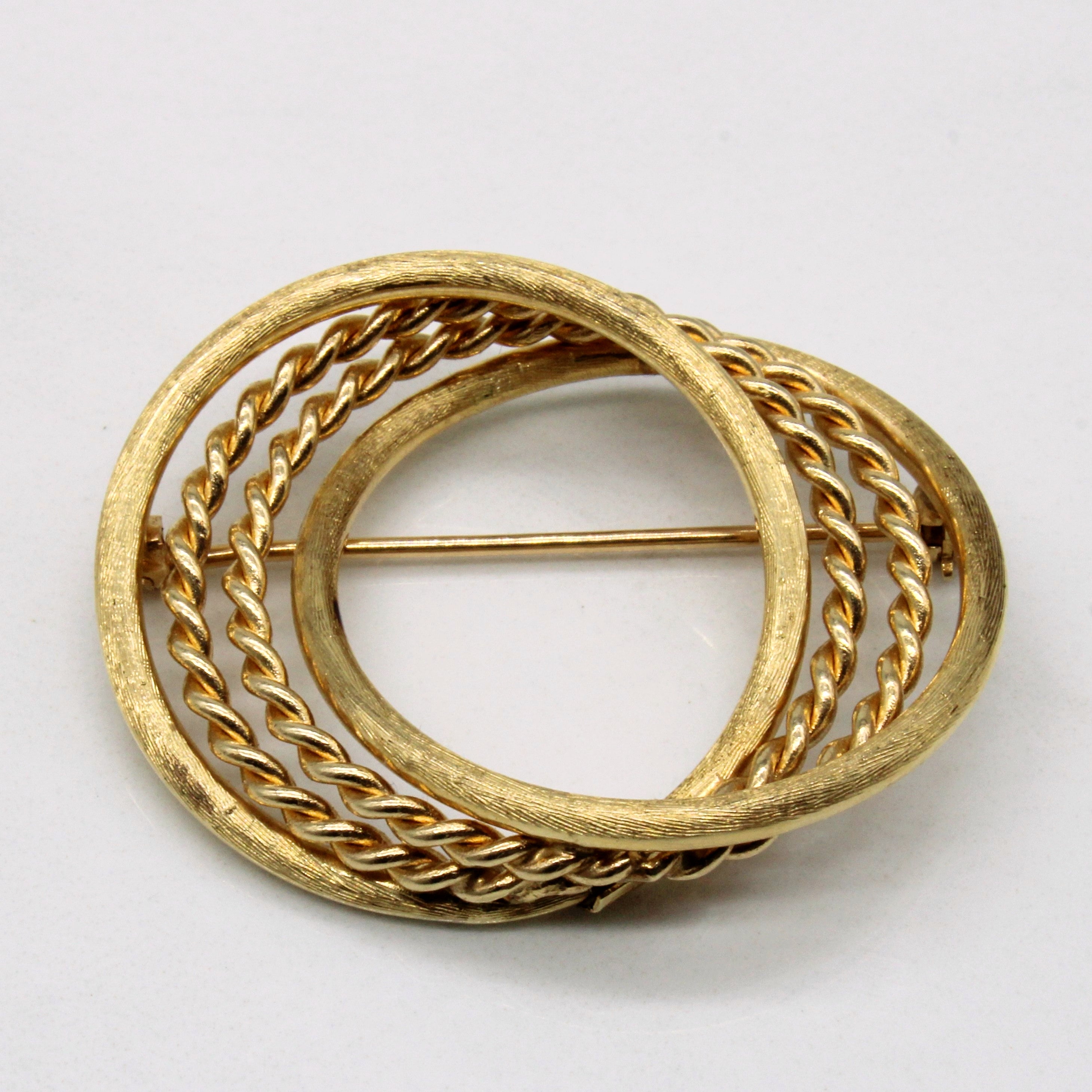 14k Yellow Gold Brooch