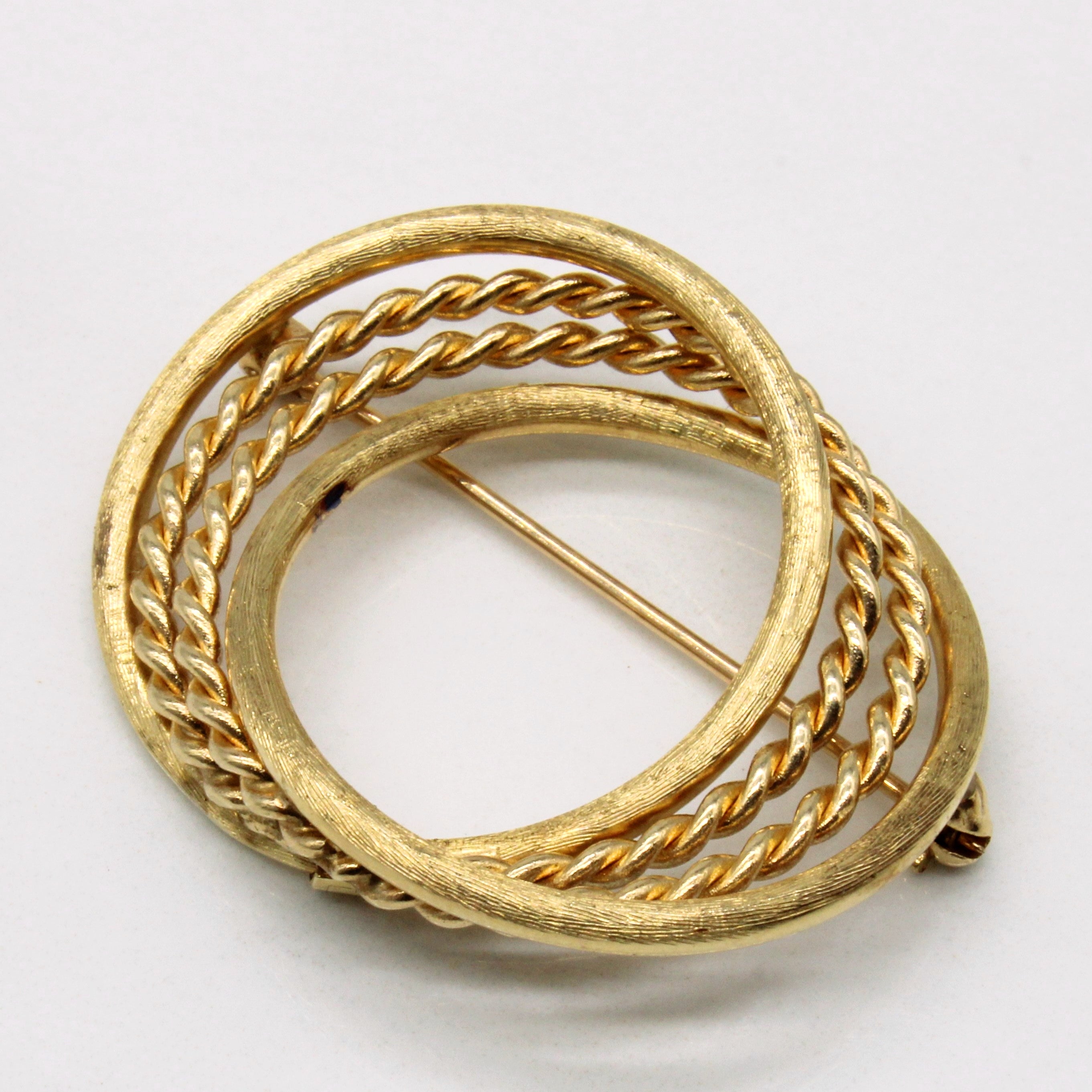 14k Yellow Gold Brooch