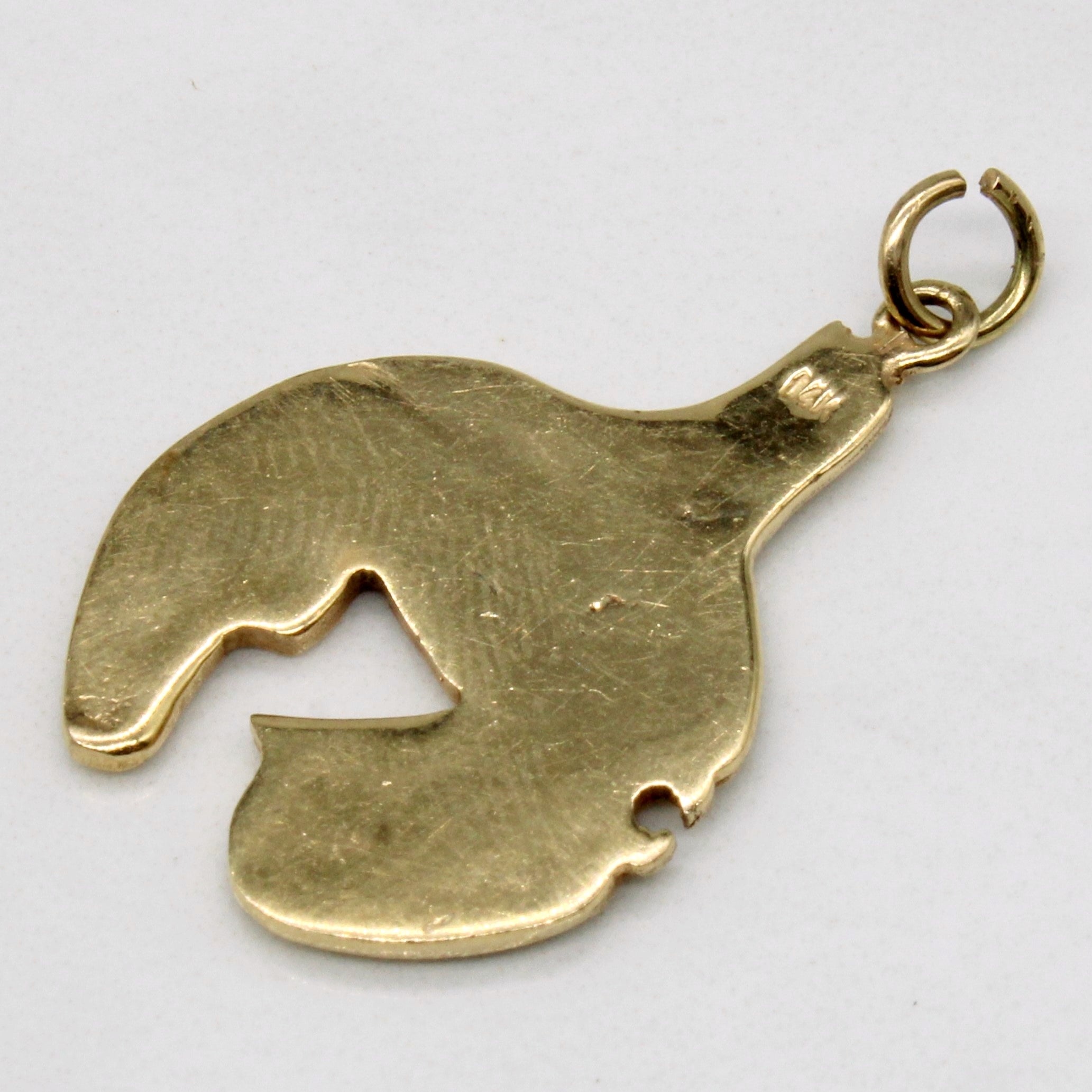 14k Yellow Gold Indigenous Art Charm