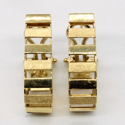 18k Yellow Gold Earrings