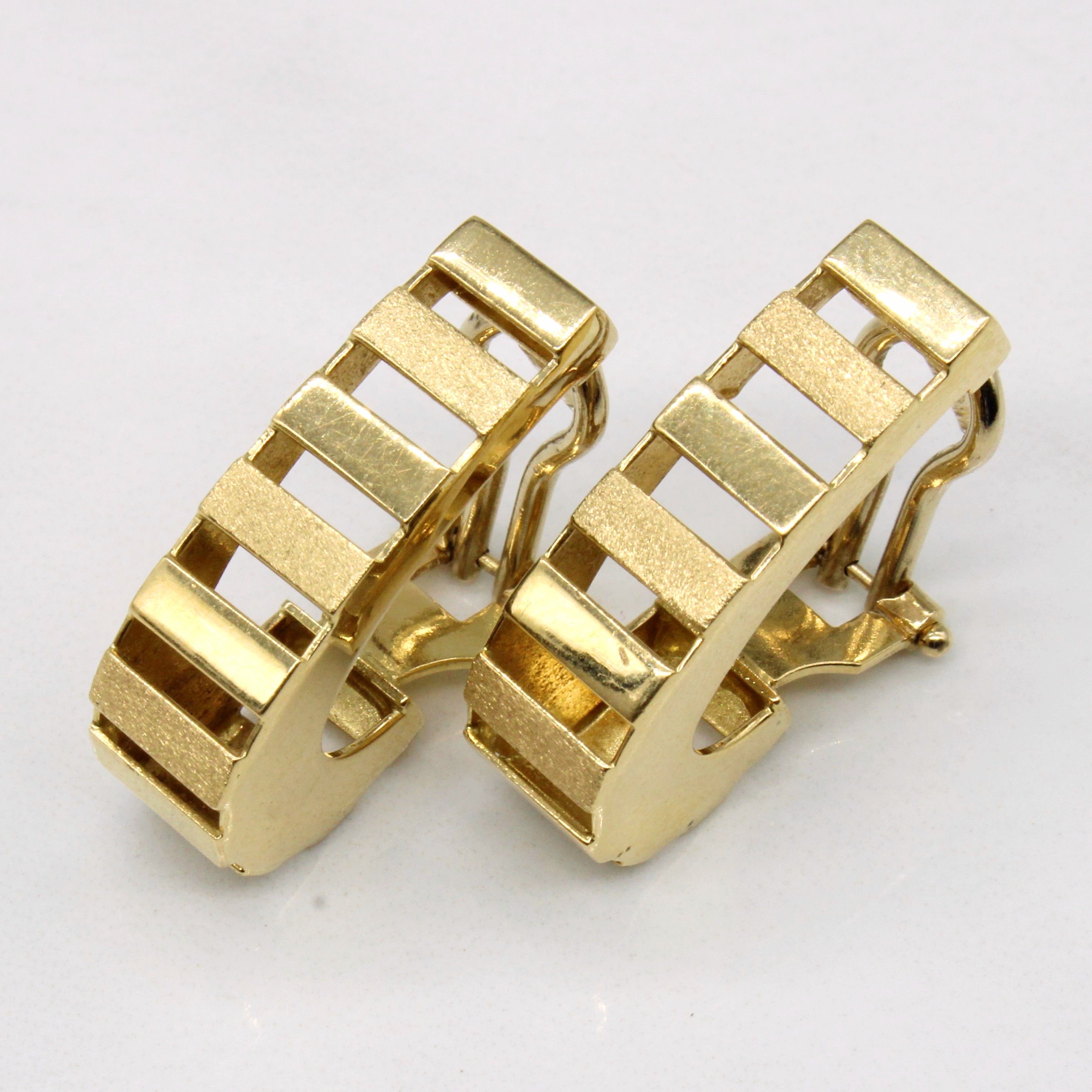 18k Yellow Gold Earrings