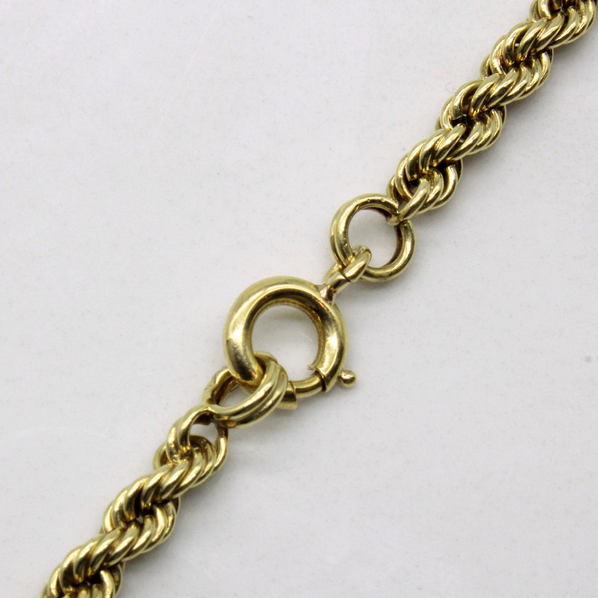 Graduated Rope Chain 14k Yellow Gold Graduated Rope Chain | 18