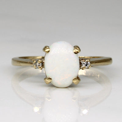 Opal & Diamond Cocktail Ring | 0.75ct, 0.02ctw | SZ 4.75 |