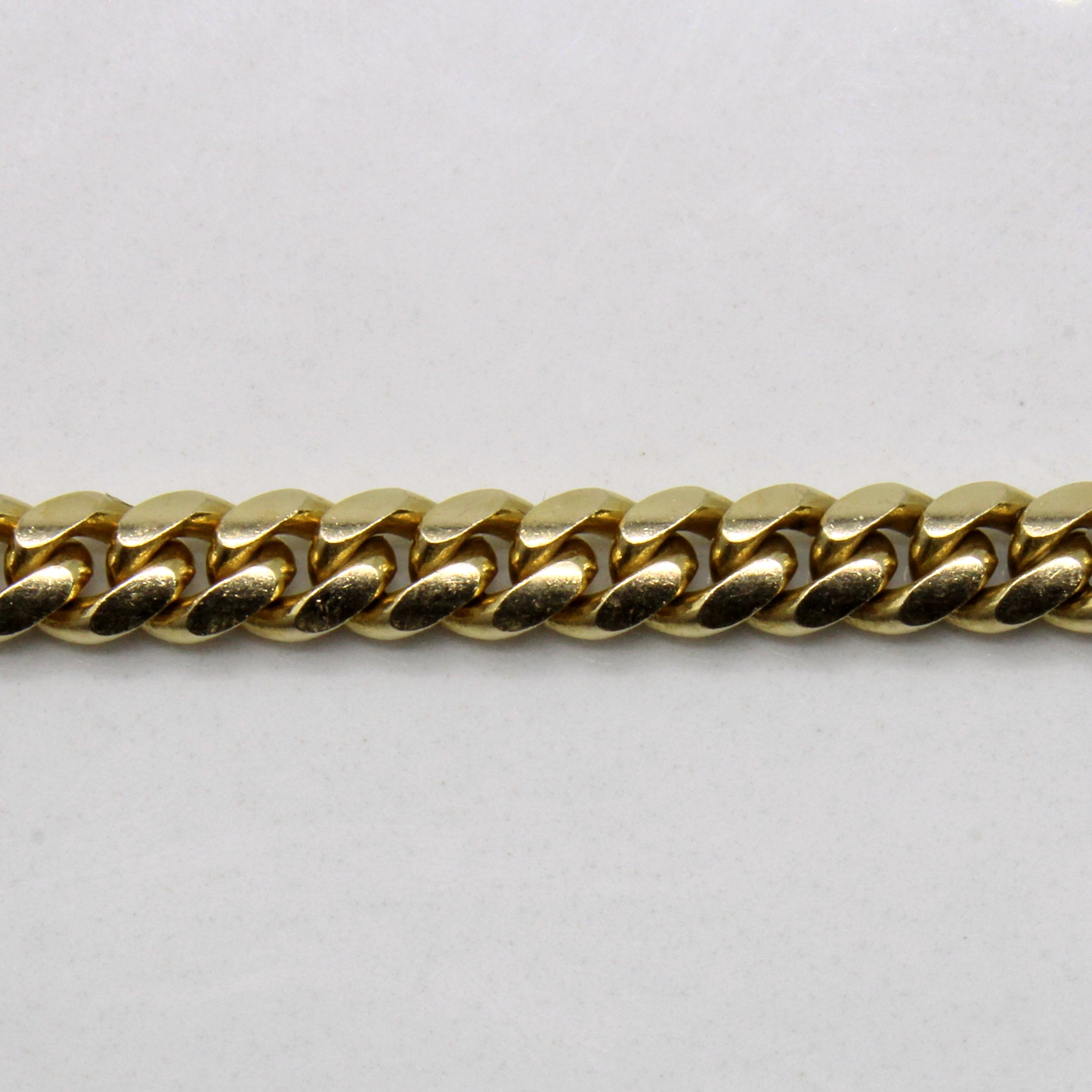 14k Yellow Gold Cuban Link Chain | 24" |