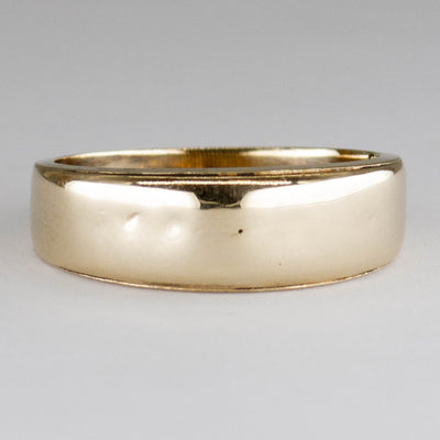 Tapered 14k Yellow Gold Band | SZ 6.5 |