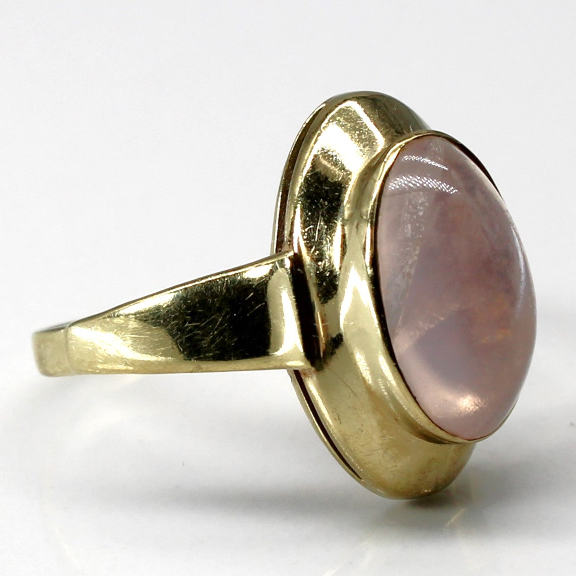 Rose Quartz Gold Ring | 2.75ct | SZ 5.75 |