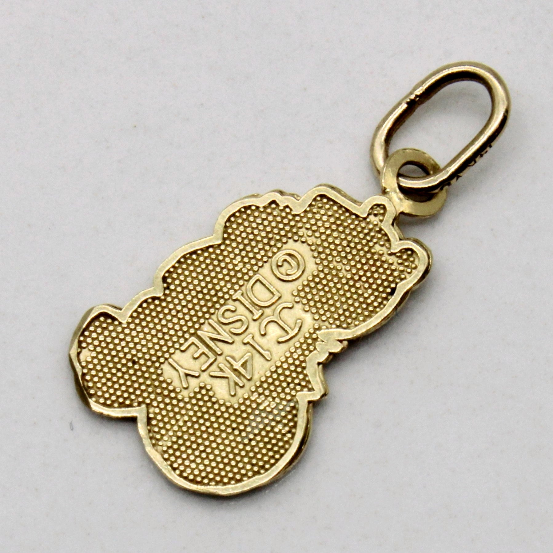 14k Yellow Gold Whinnie The Pooh Pendant