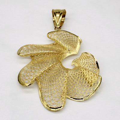 18k Yellow Gold Large Pendant