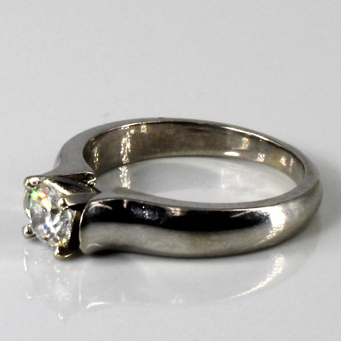 Bague de fiançailles solitaire en diamant | 0,48 ct | Taille 6 | 
