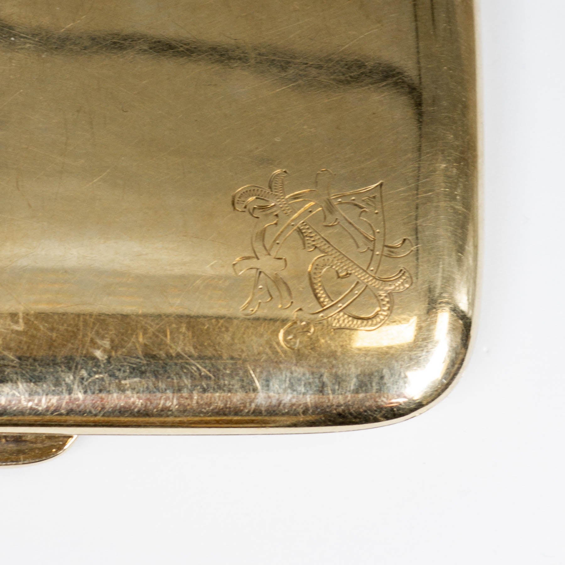 1910 Hallmarked Edwardian Cigarette Case