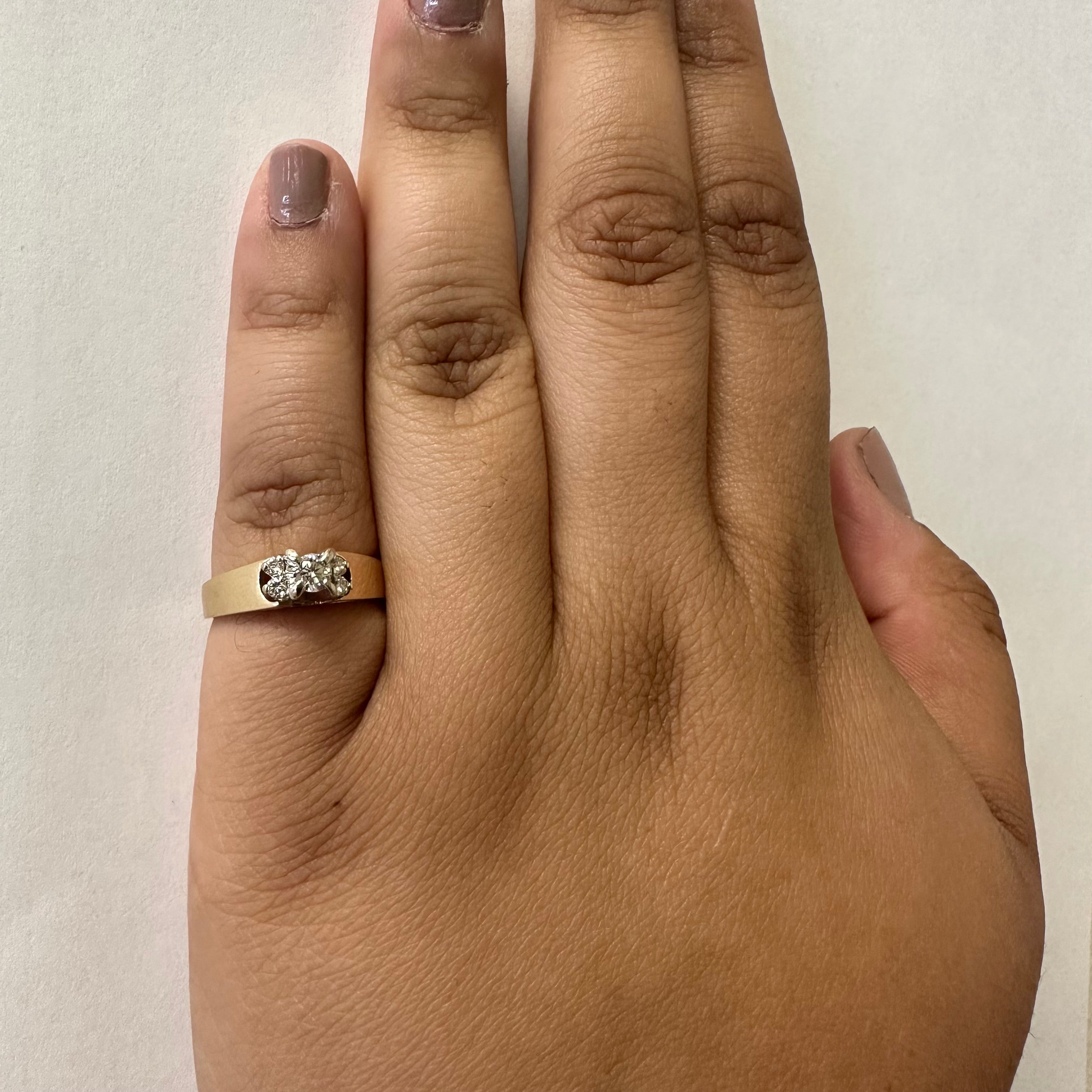 Diamond Cathedral Ring | 0.23ctw | SZ 5.75 |