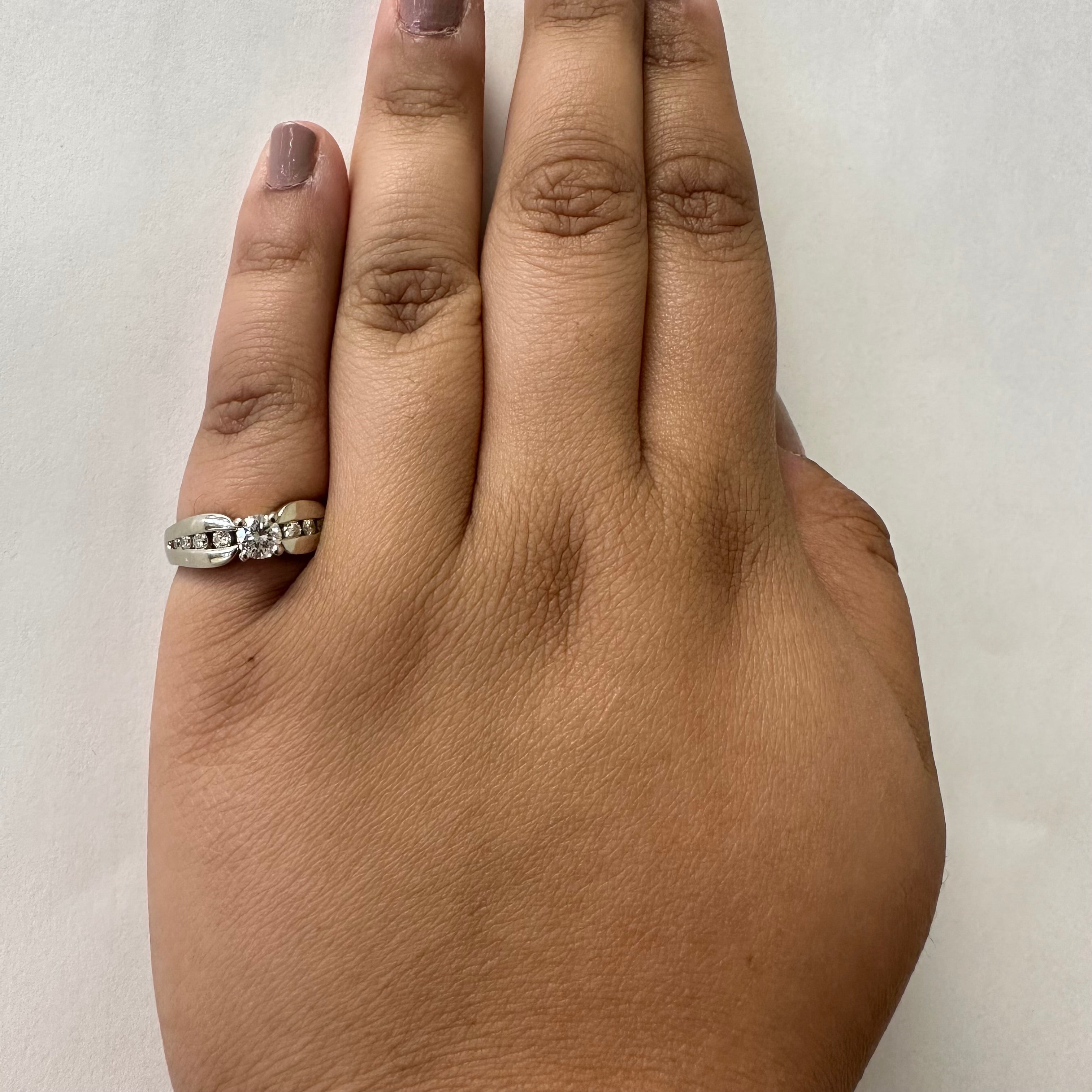 Tapered Diamond Ring | 0.61ctw | SZ 6.5 |