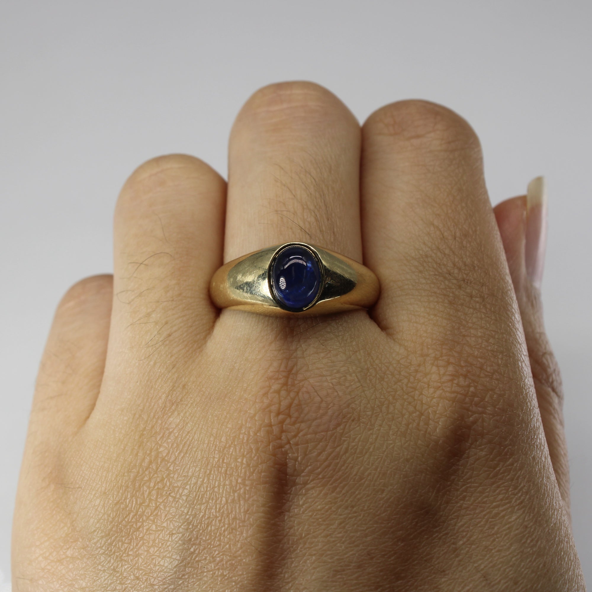 Solitaire Star Sapphire Ring | 2.00ct | SZ 9.25 |