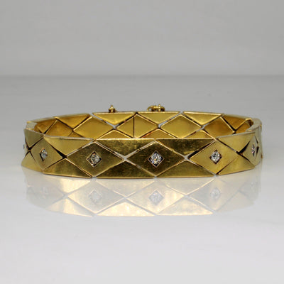 European Cut Diamond Bracelet | 0.30ctw | 7.5
