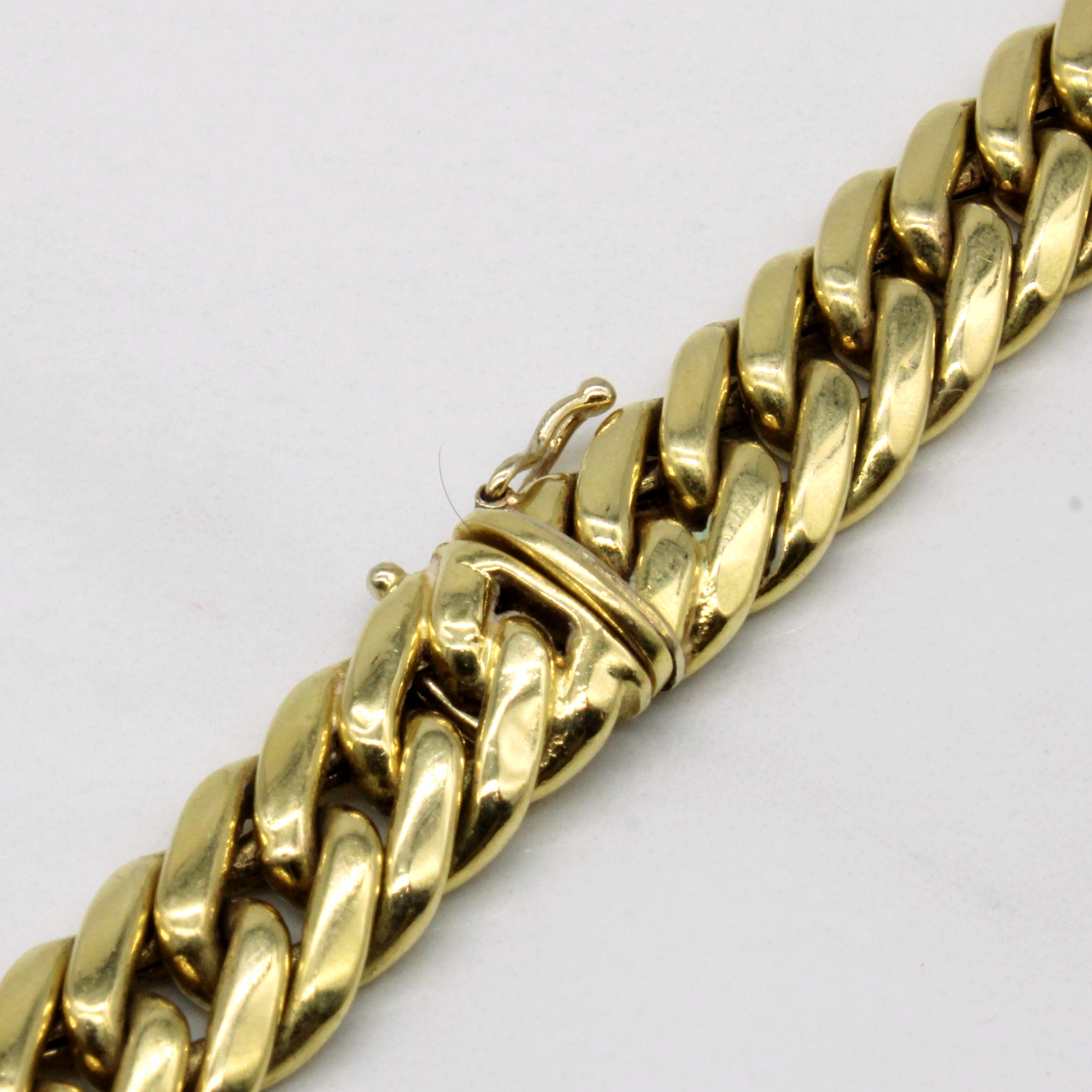 18k Yellow Gold Cuban Link Chain | 15" |