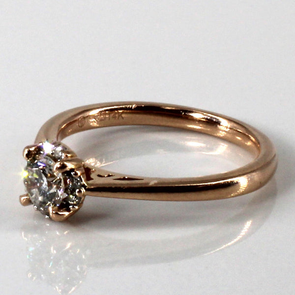 Halo Set Diamond Engagement Ring | 0.40ctw | SZ 6.25 |