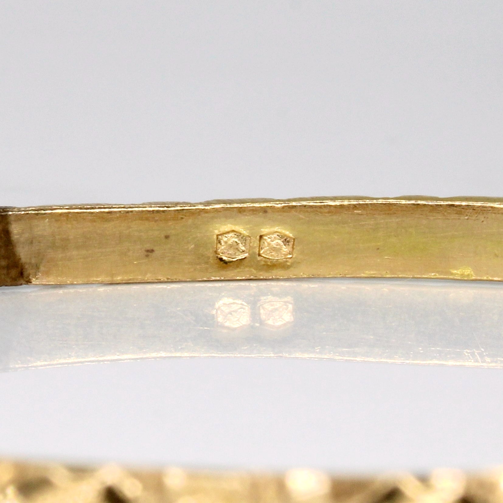 Vintage Moroccan 18k Yellow Gold Bracelet | 7.5" |
