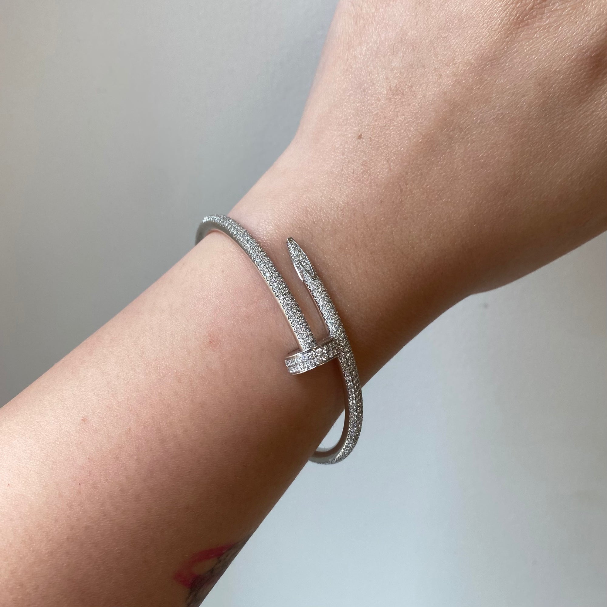 Cartier Juste Un Clou Diamond Bracelet 2.26ctw Cartier Sz 17