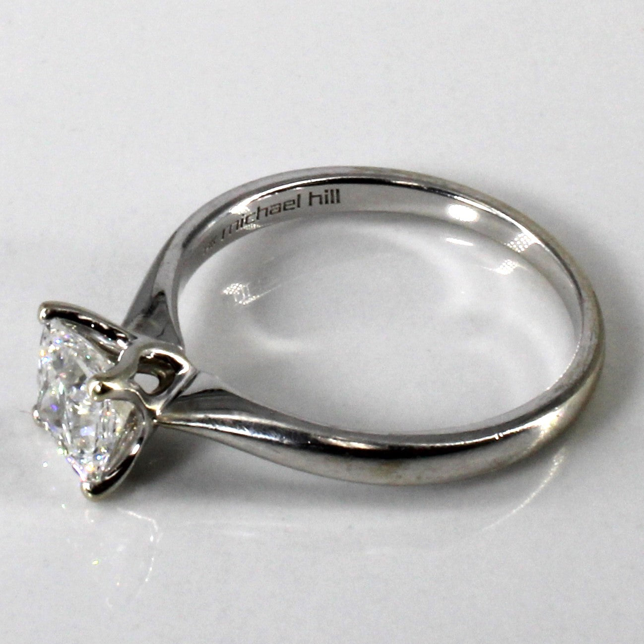 Solitaire Princess Diamond Engagement Ring | 1.01ct | SZ 7.5 |
