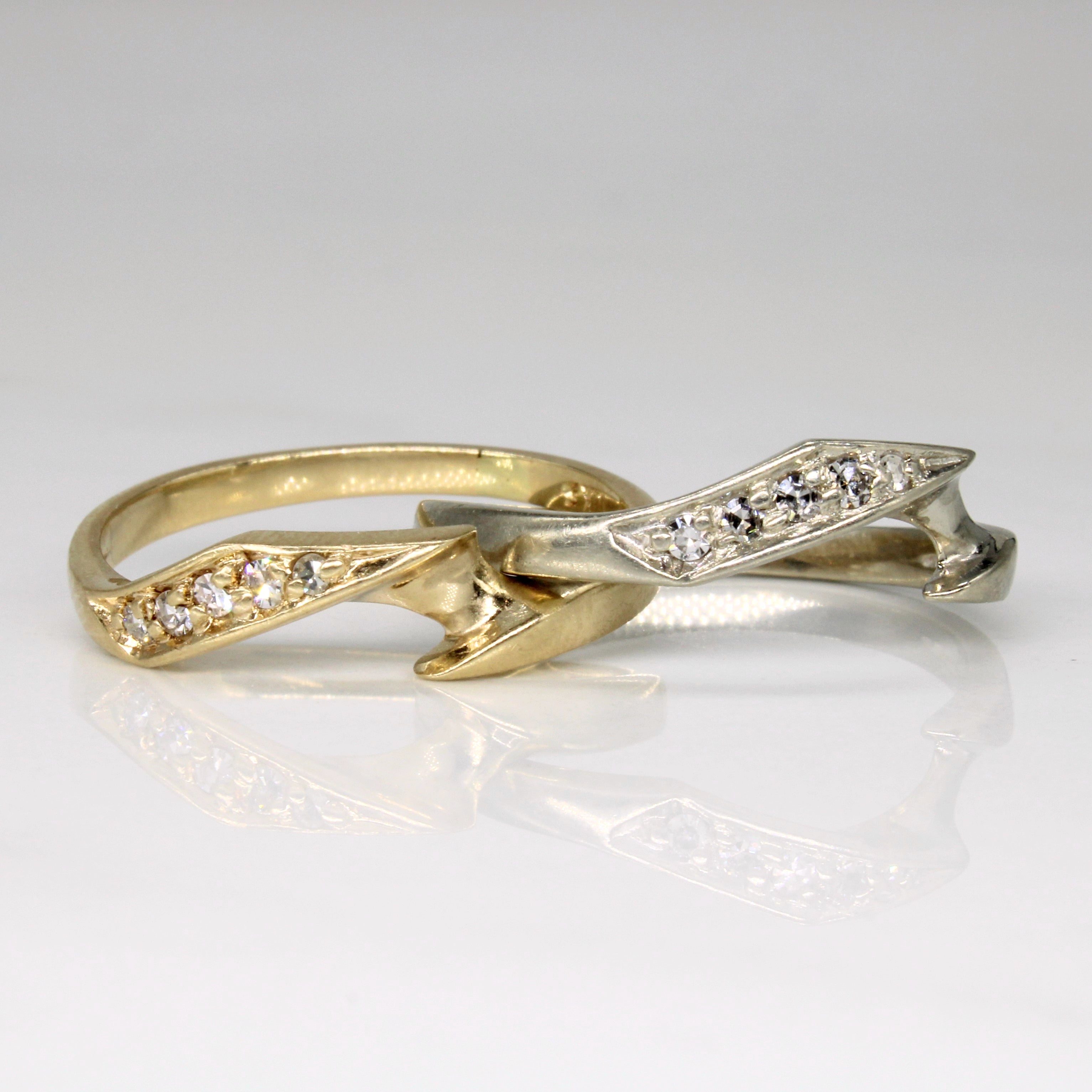 Diamond Interlocked Rings | 0.15ctw | SZ 9.25 |