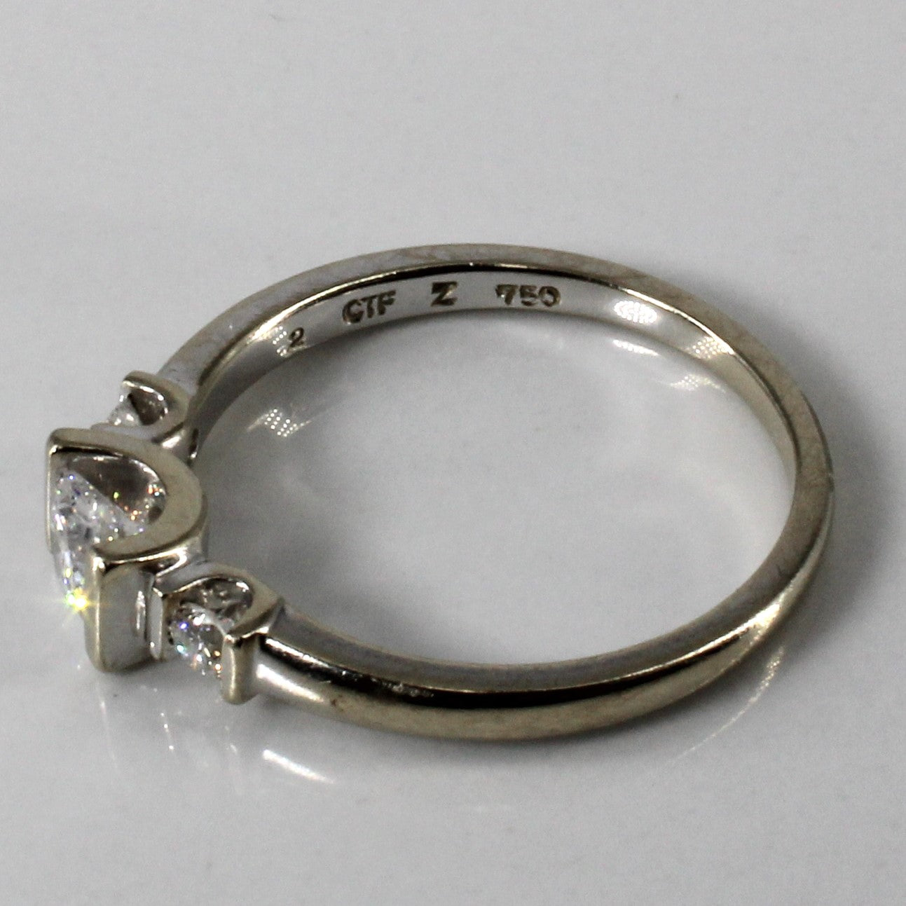 Three Stone Diamond Ring | 0.44ctw | SZ 6.75 |