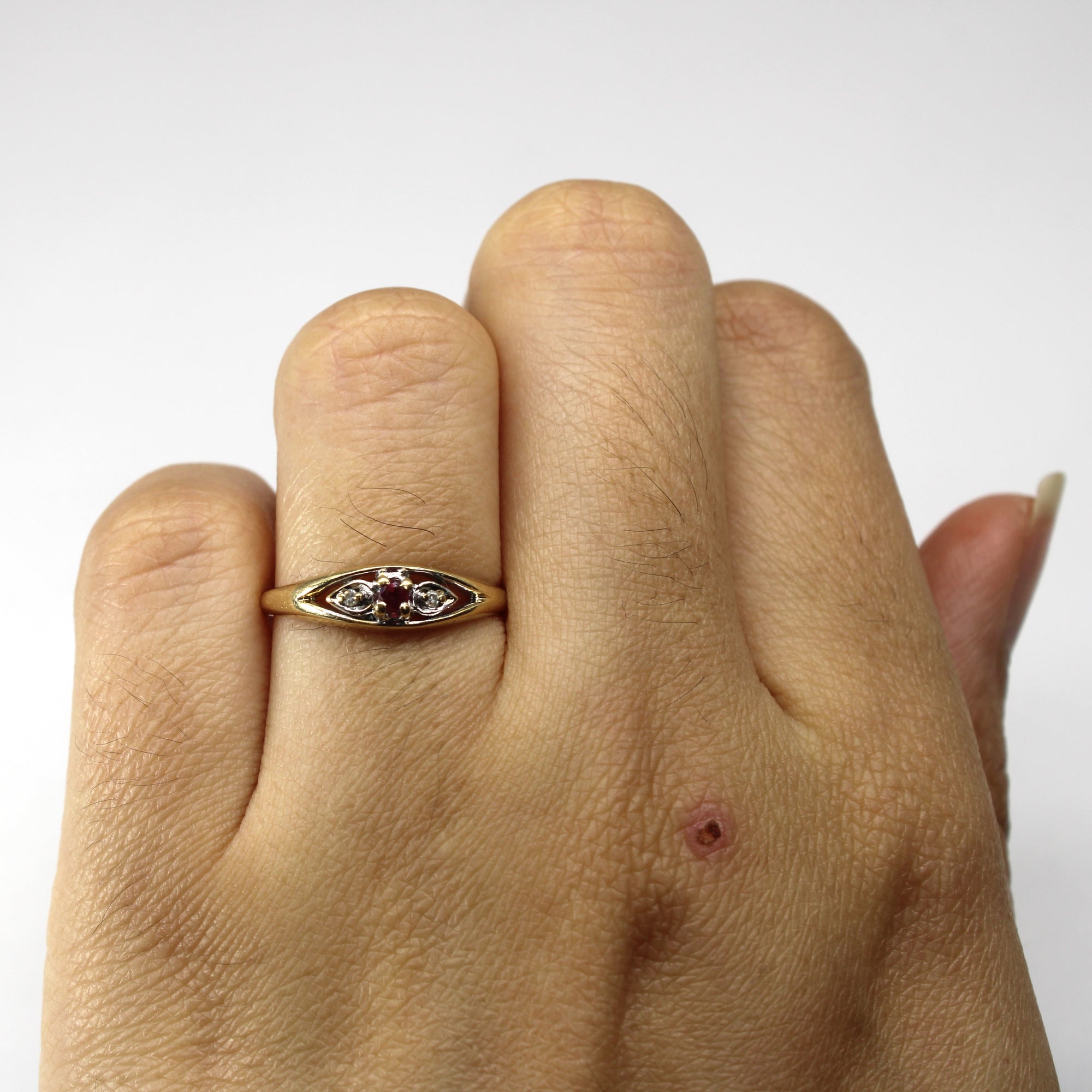 Three Stone Diamond Ring | 0.05ct | 0.01ctw | SZ 6.5 |
