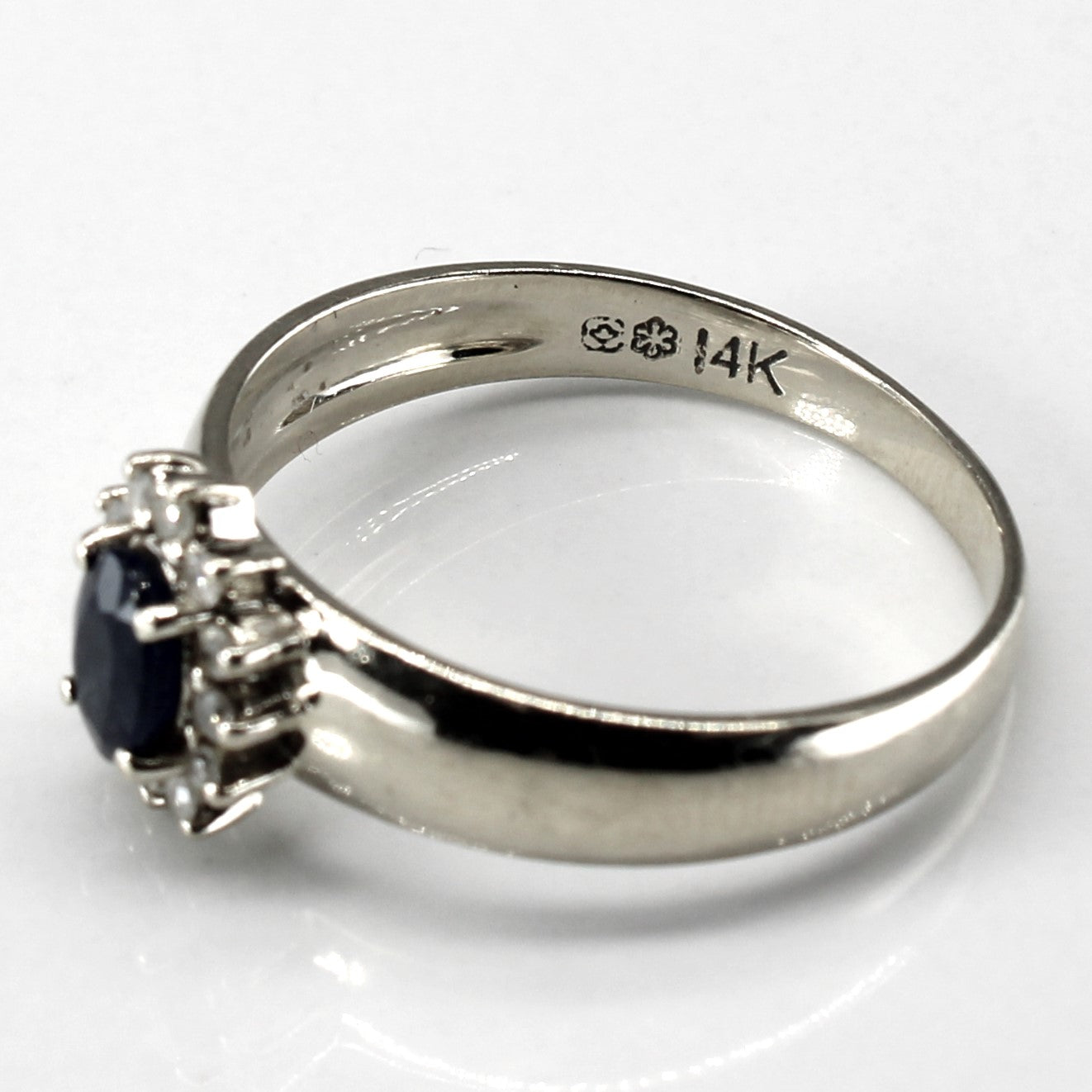 Sapphire & Diamond Cocktail Ring | 0.50ct | 0.12ctw | SZ 9.5 |