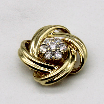 Diamond Cluster Set Pendant | 0.21ctw |