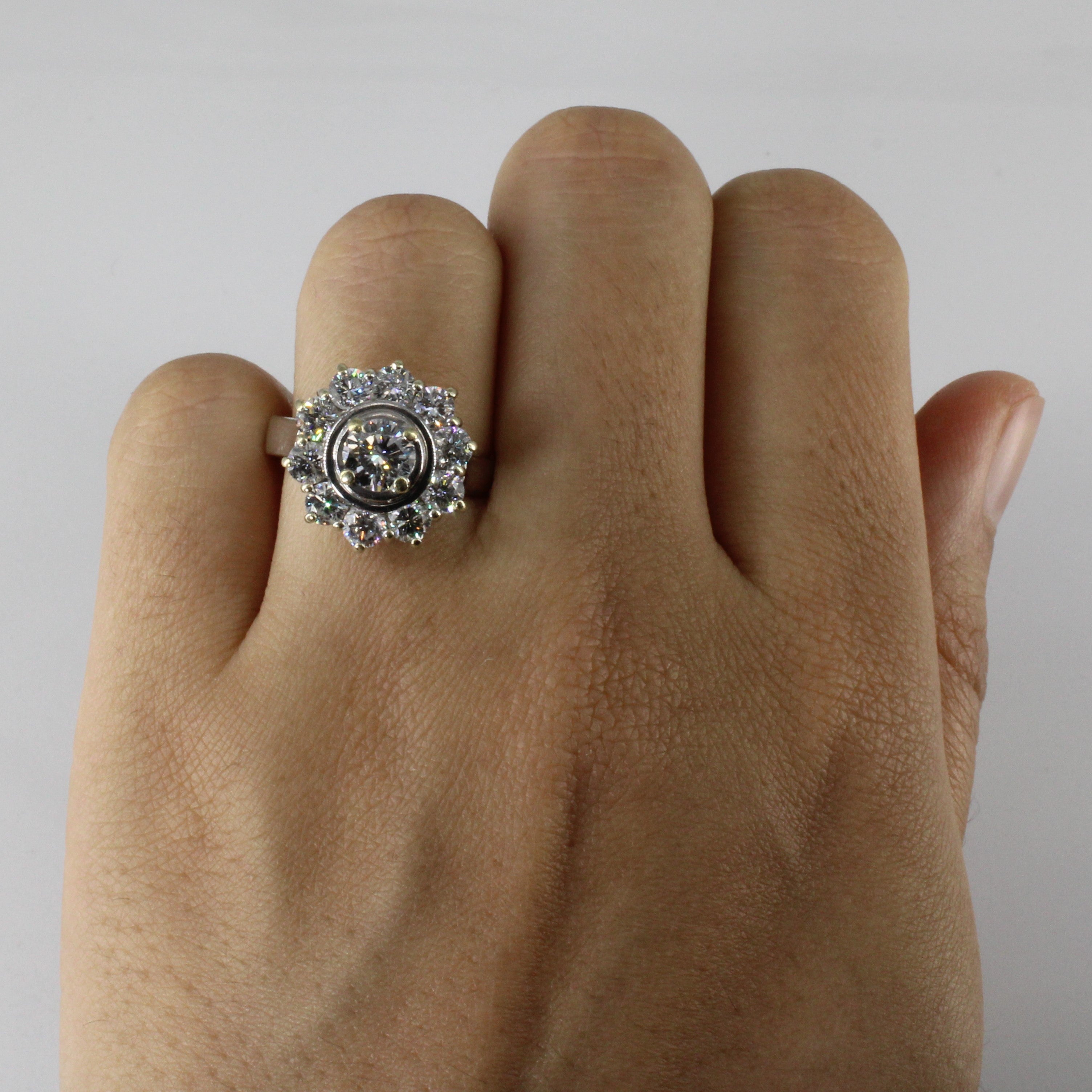 Multi-Diamond Cocktail Ring | 2.26ctw | SZ 7 |