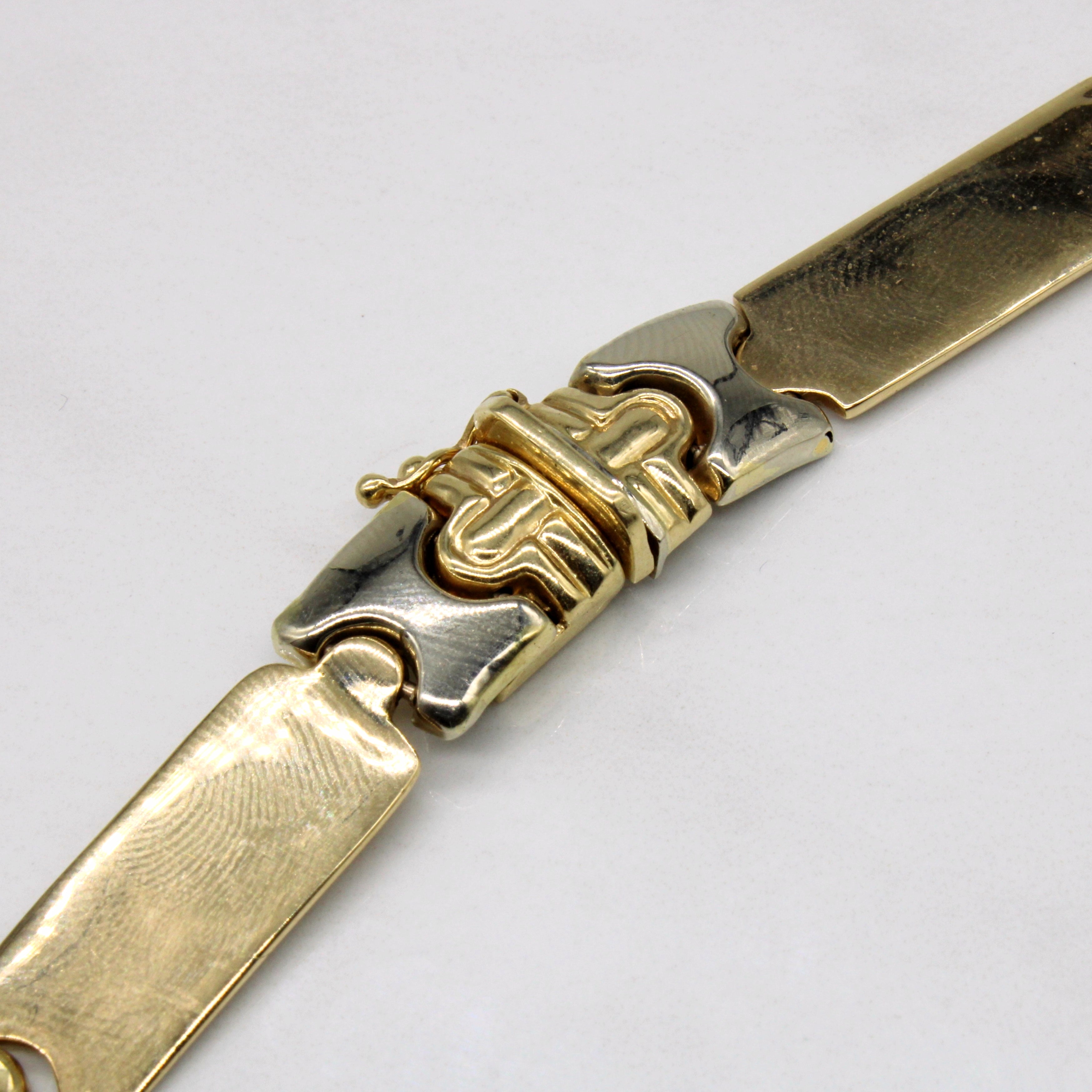 14k Two Tone Gold Necklace | 20" |