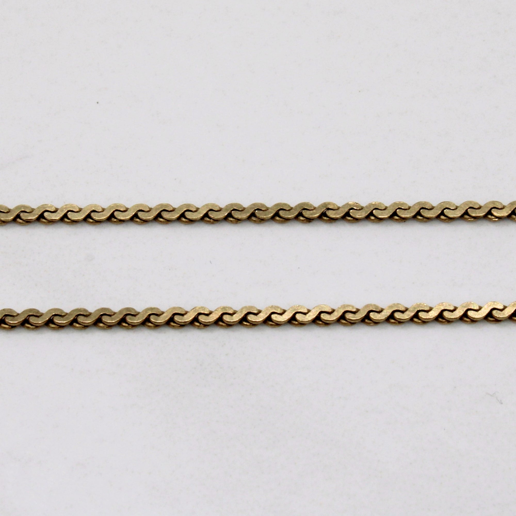 10k Yellow Gold S Link Chain | 18