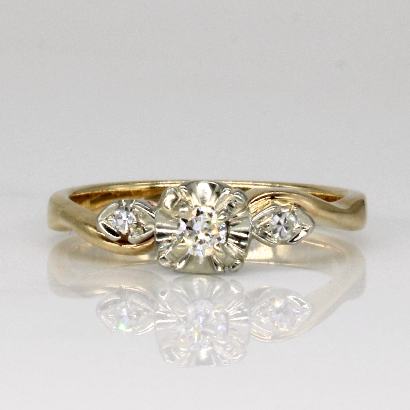 Three Stone Diamond Ring | 0.09ctw | SZ 5 |