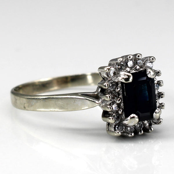 Sapphire & Diamond Cocktail Ring | 1.26ct | 0.18ctw | SZ 7.75 |