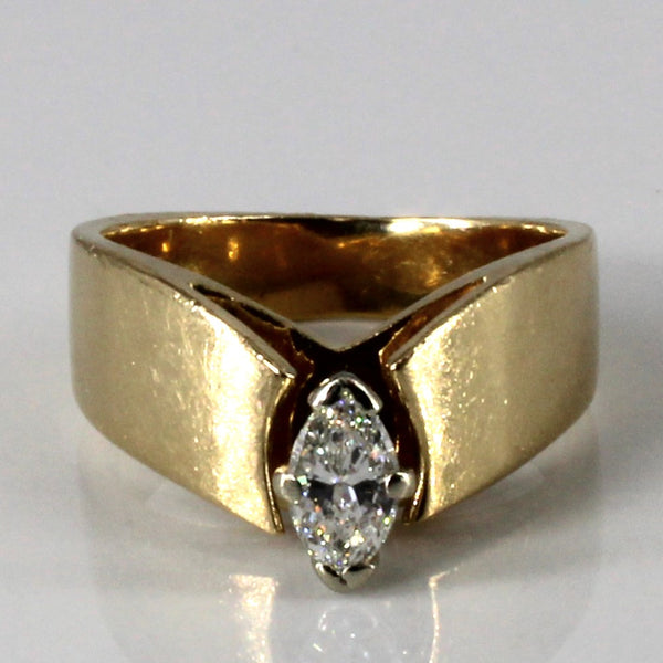 Chevron Marquise Diamond Ring | 0.39ct | SZ 5 |