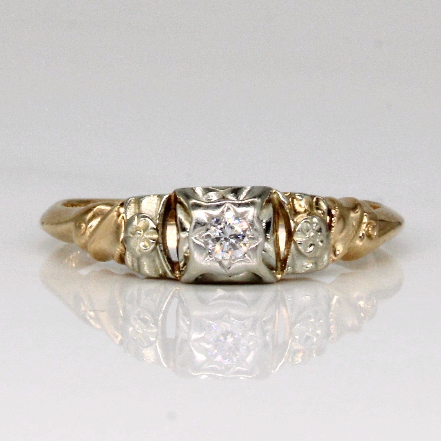 Diamond Solitaire Ring | 0.05ct | SZ 6.25 |