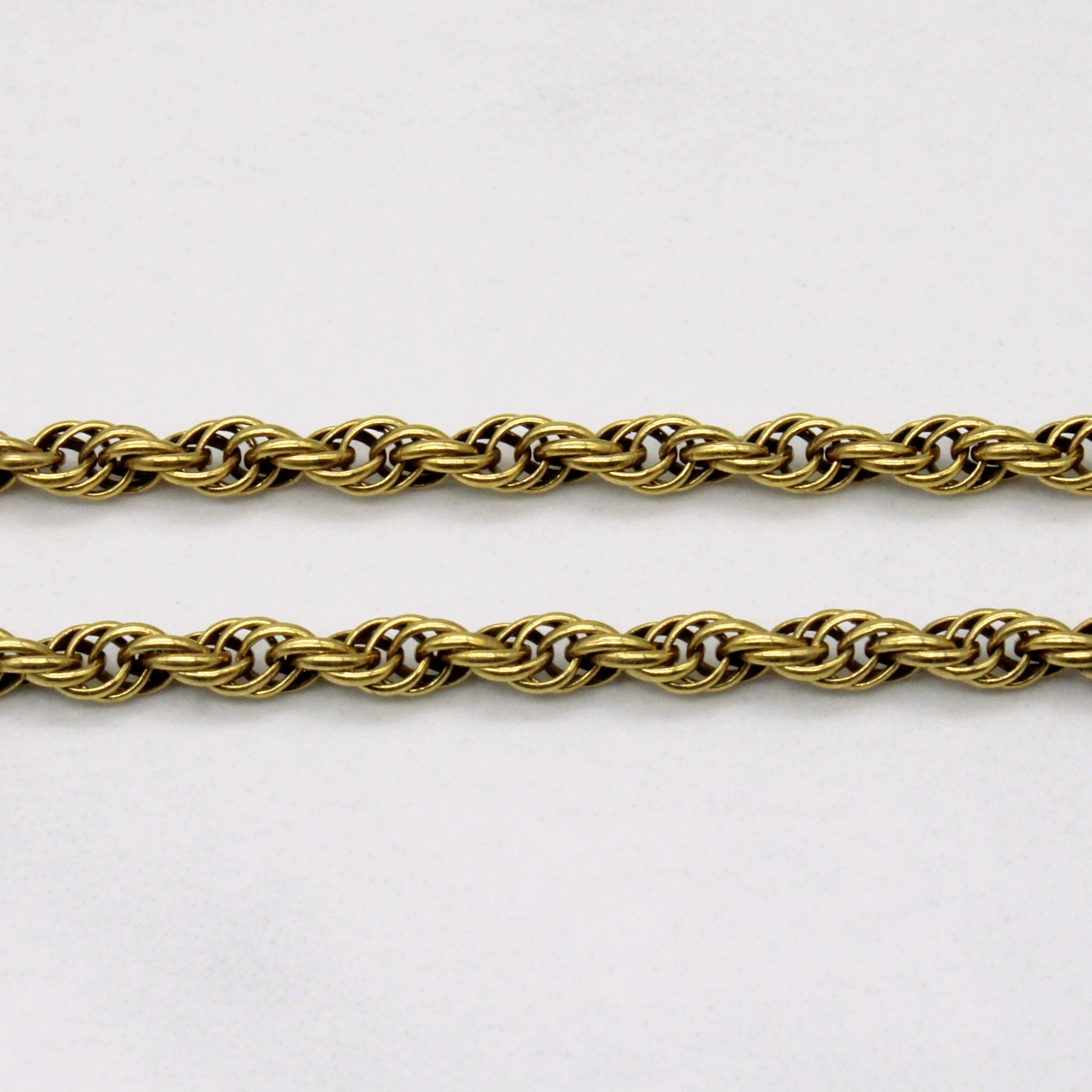 10k Yellow Gold Rope Chain | 18