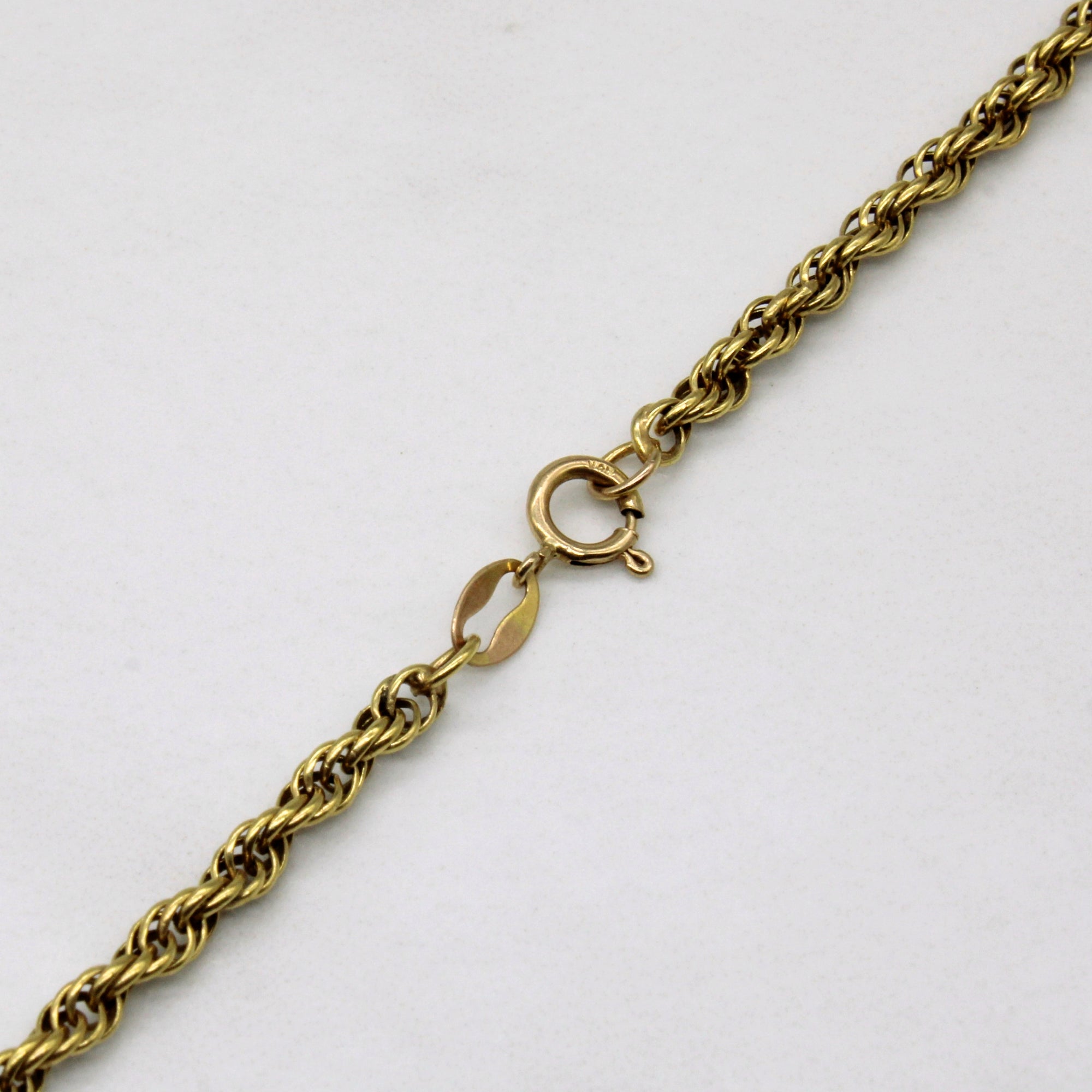 10k Yellow Gold Rope Chain | 18